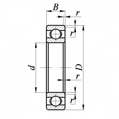 ПОДШИПНИК 6202 C3 