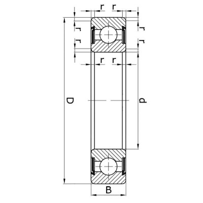 ПОДШИПНИК 6203 ZZ NSK 