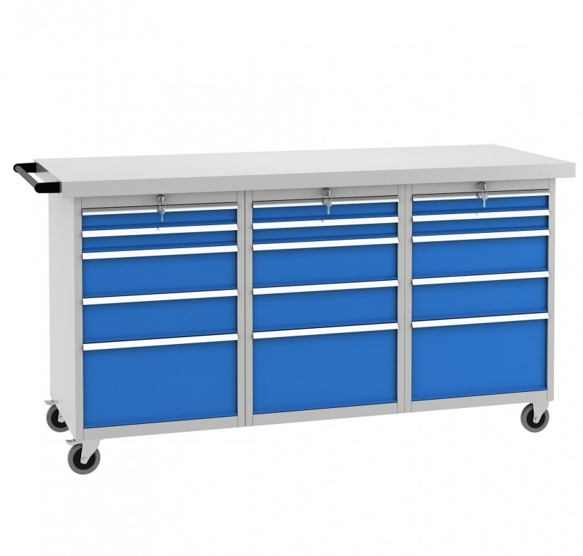 Верстак передвижной ПРОФ ВМ-318 (Т5/Т5/Т5) 